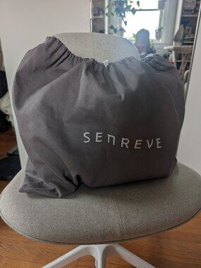 SENREVE Maestra Bag Black Pebbled Leather Convertible Backpack Satchel